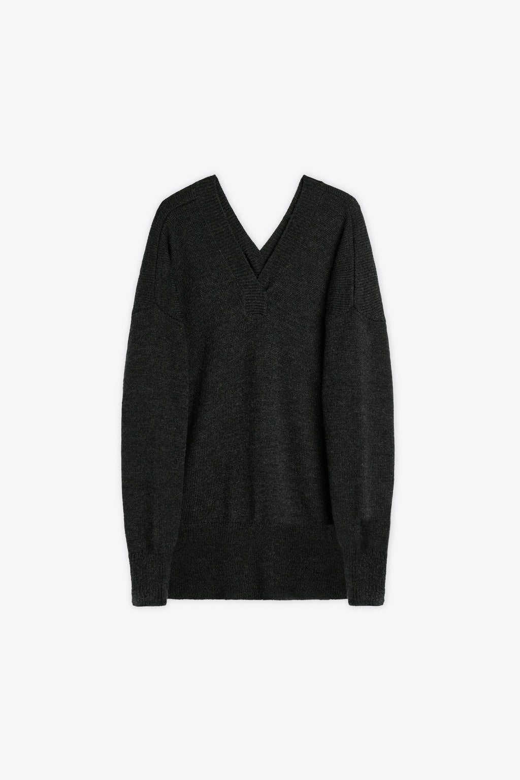 alt-image__Pullover-in-lana-merino-grigio-antracite-con-scollo-a-V---Raise-V-Neck