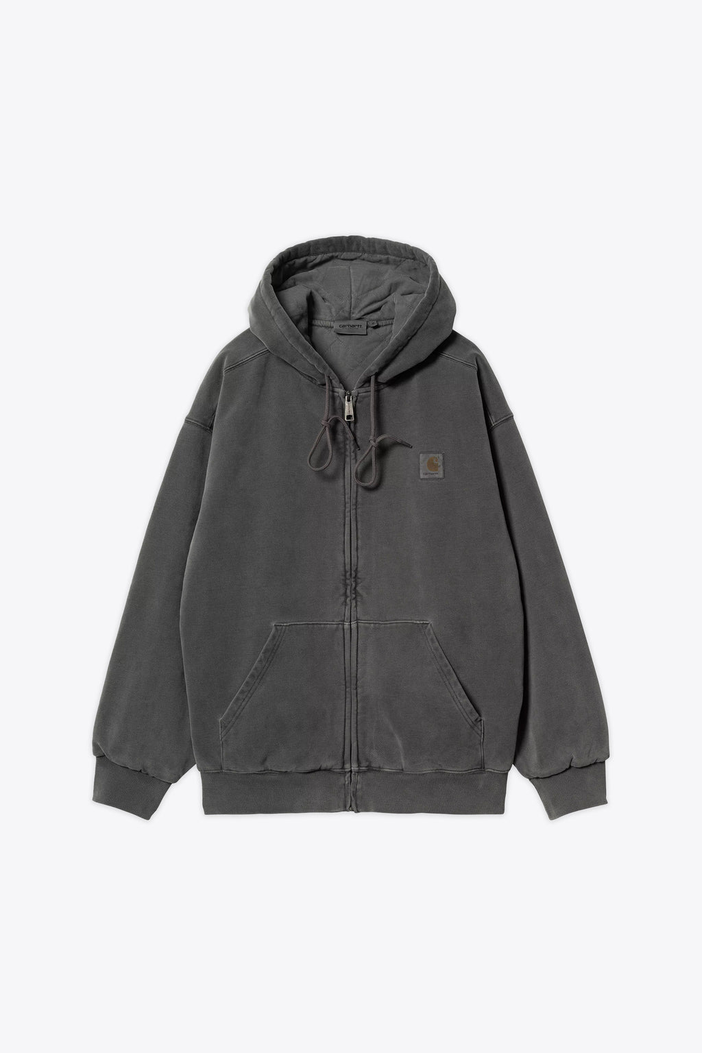alt-image__Charcoal-grey-garment-dyed-cotton-hoodie-with-zip---Hooded-Vista-Jacket