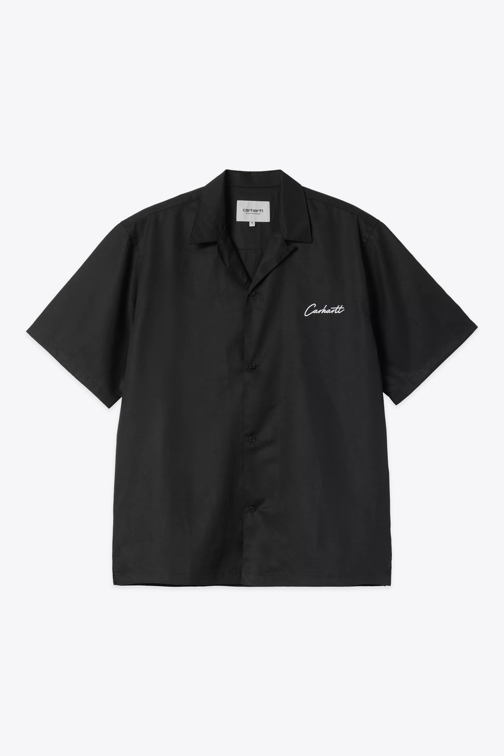 alt-image__Camicia-in-lyocell-nera-con-logo-italico-ricamato-al-petto---
S/S-Delray-Shirt