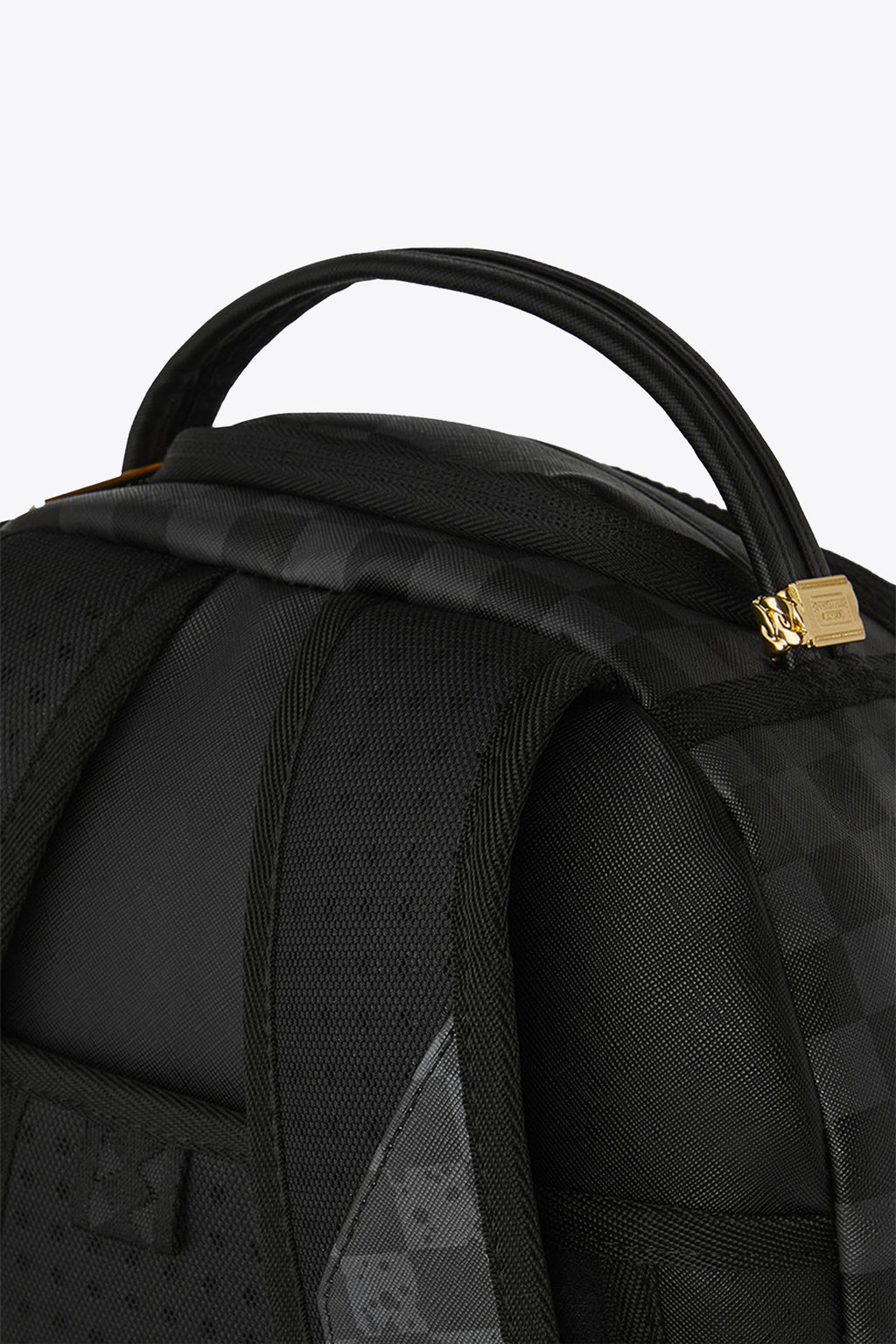 alt-image__Zaino-in-pvc-nero-a-scacchi-con-bocca-shark---Spritz-Black-Backpack