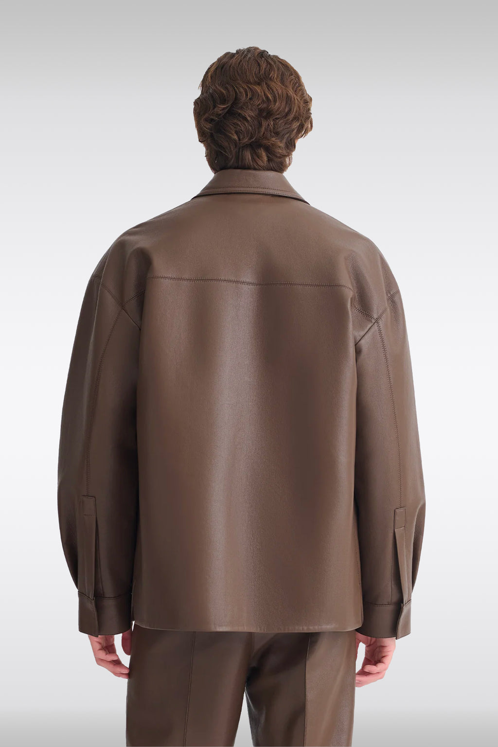 alt-image__Mocha-brown-faux-leather-overshirt---Chasin