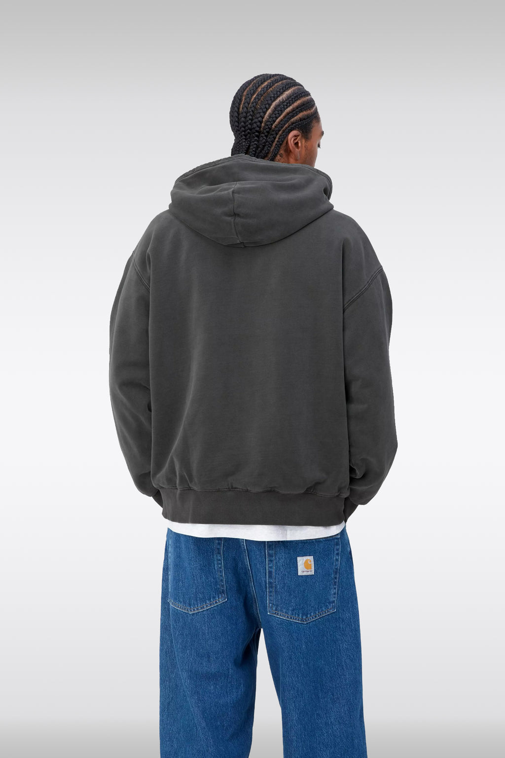 alt-image__Felpa-nera-in-cotone-con-cappuccio-e-zip---Hooded-Vista-Jacket
