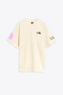 Off-white cotton oversize t-shirt with back graphic print - Nse Graphic S/S Tee   