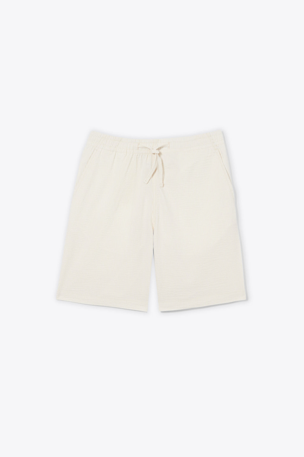 alt-image__Shorts-in-seersucker-a-righe-panna-e-beige-con-coulisse