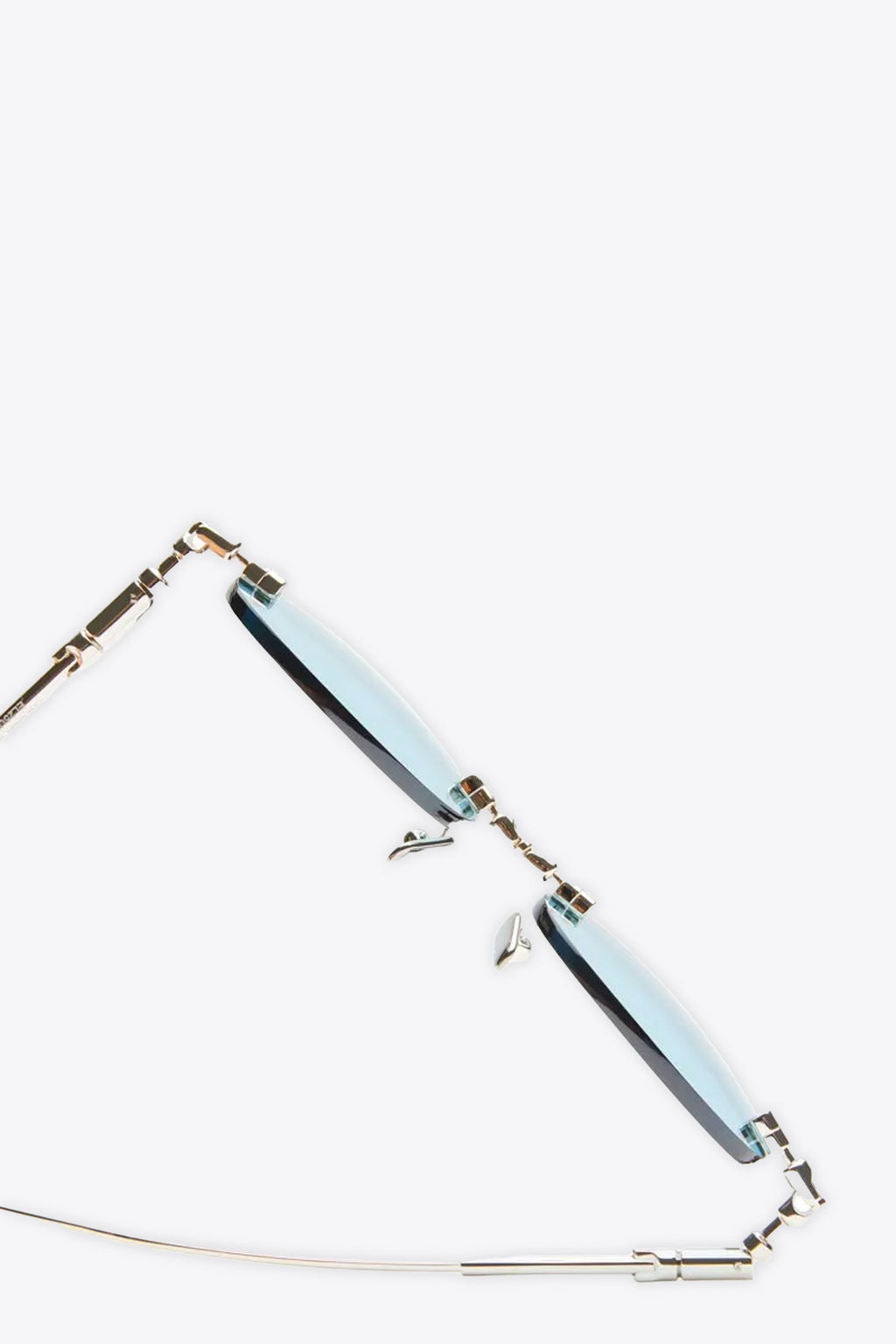 alt-image__Occhiali-da-sole-rimless-con-lenti-ovali-celesti---H62
