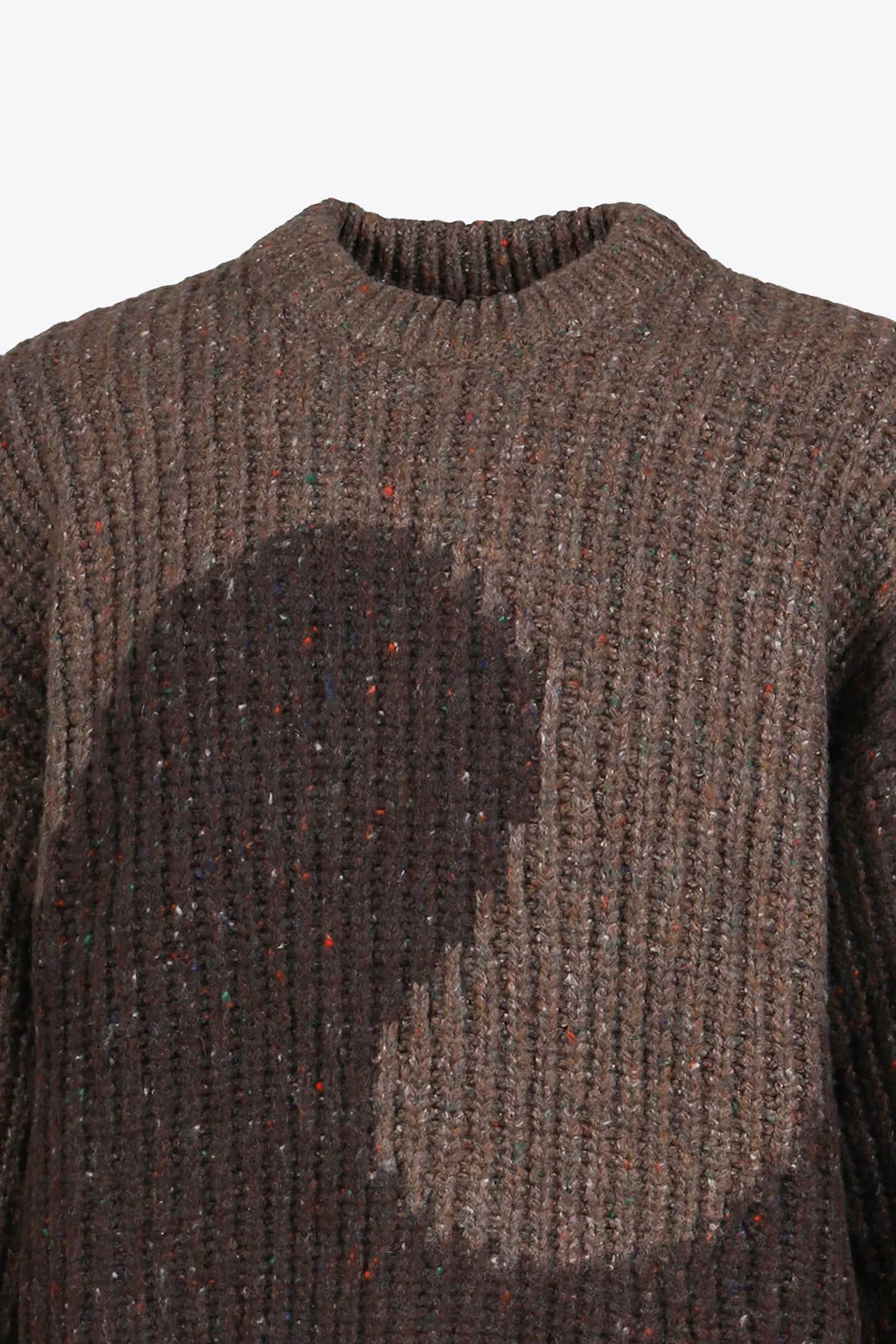 alt-image__Pullover-in-lana-marrone-con-motivo-swirl---Unisex-Swirl-Wool-Crewneck-Knit