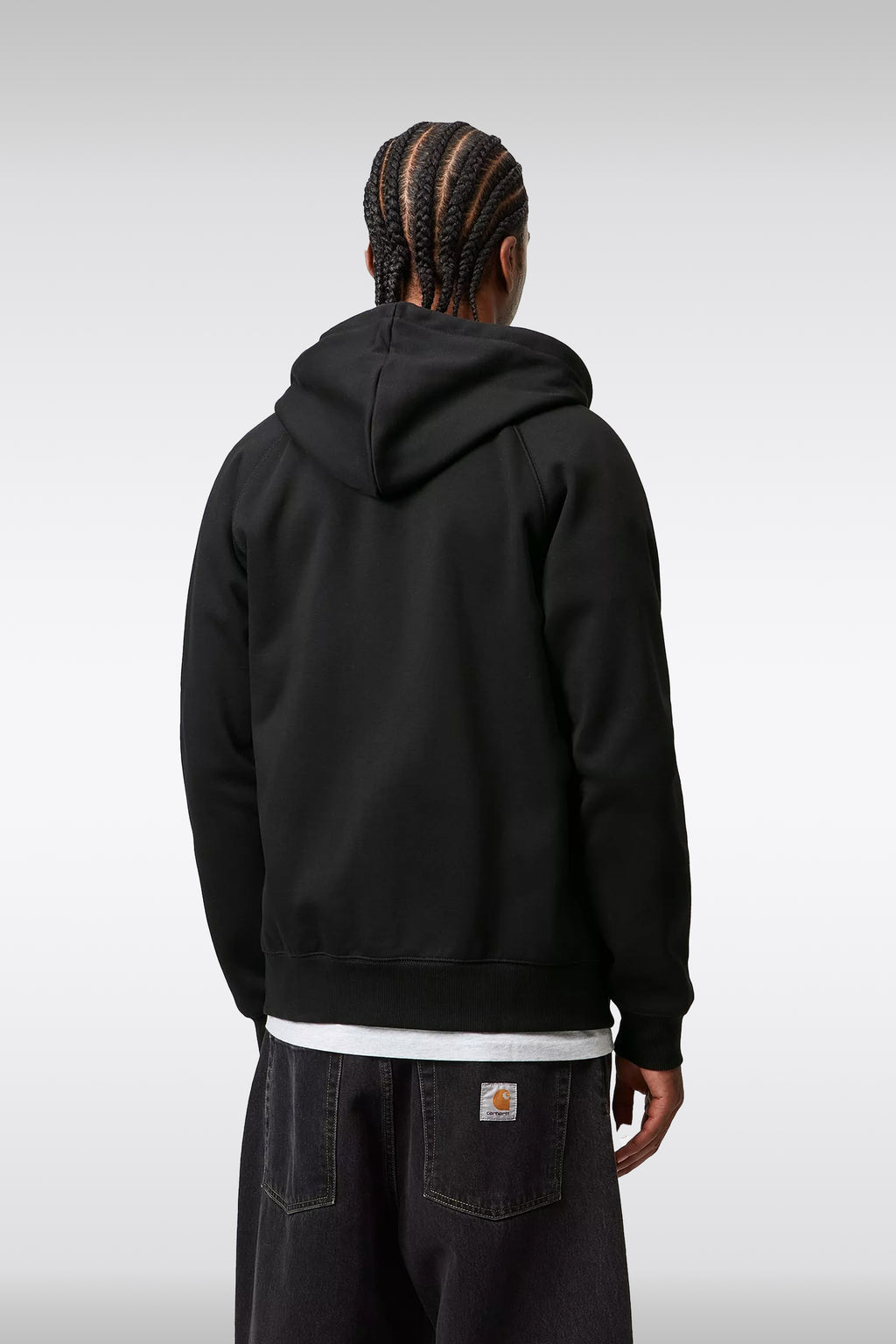 alt-image__Felpa-nera-con-cappuccio-e-zip---Hooded-Chase-Jacket