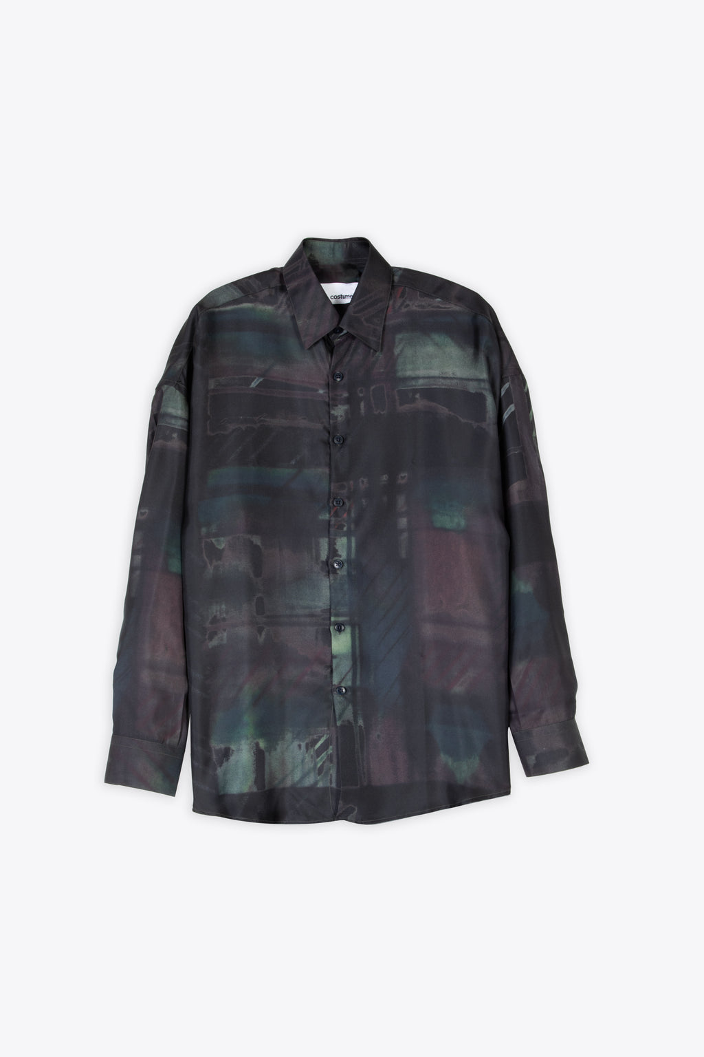 alt-image__Camicia-in-seta-multicolor-con-stampa-astratta---Valentino