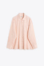 Camicia in seersucker a quadri rosa con manica lunga - Borrowed Shirt 