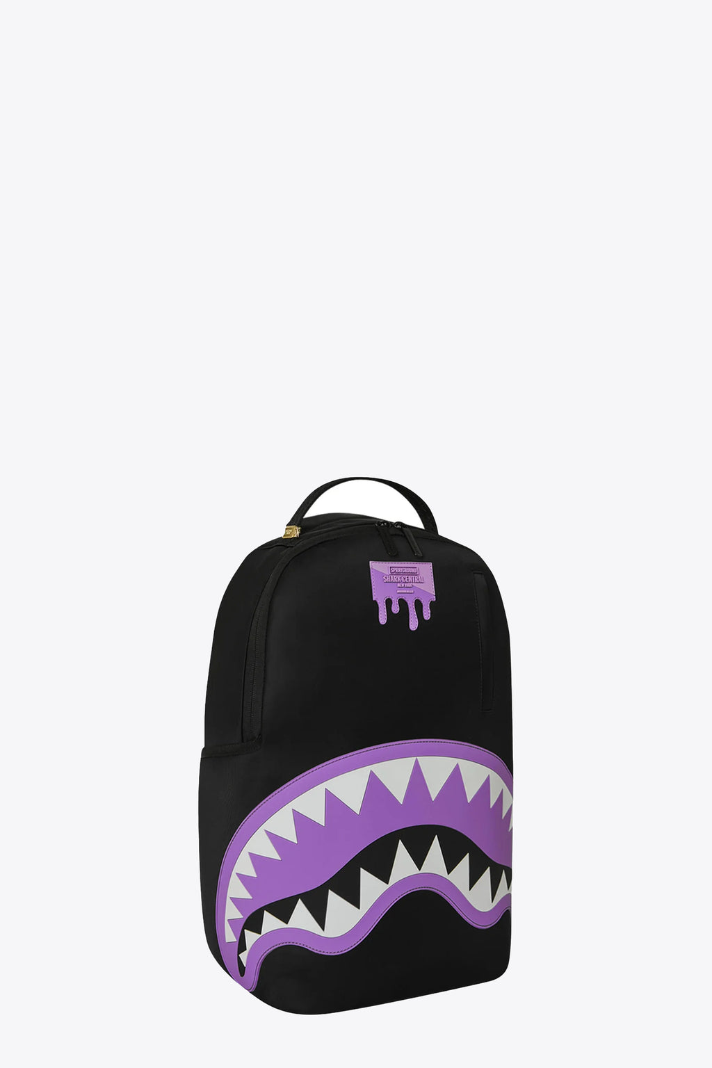 alt-image__Black-pvc-backpack-with-purple-shark-mouth-signature---Shark-Central-Light-Purple-Backpack