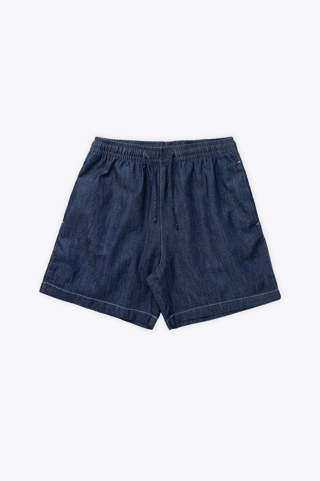 alt-image__Short-loose-fit-in-denim-blu-medio-con-elastico-in-vita