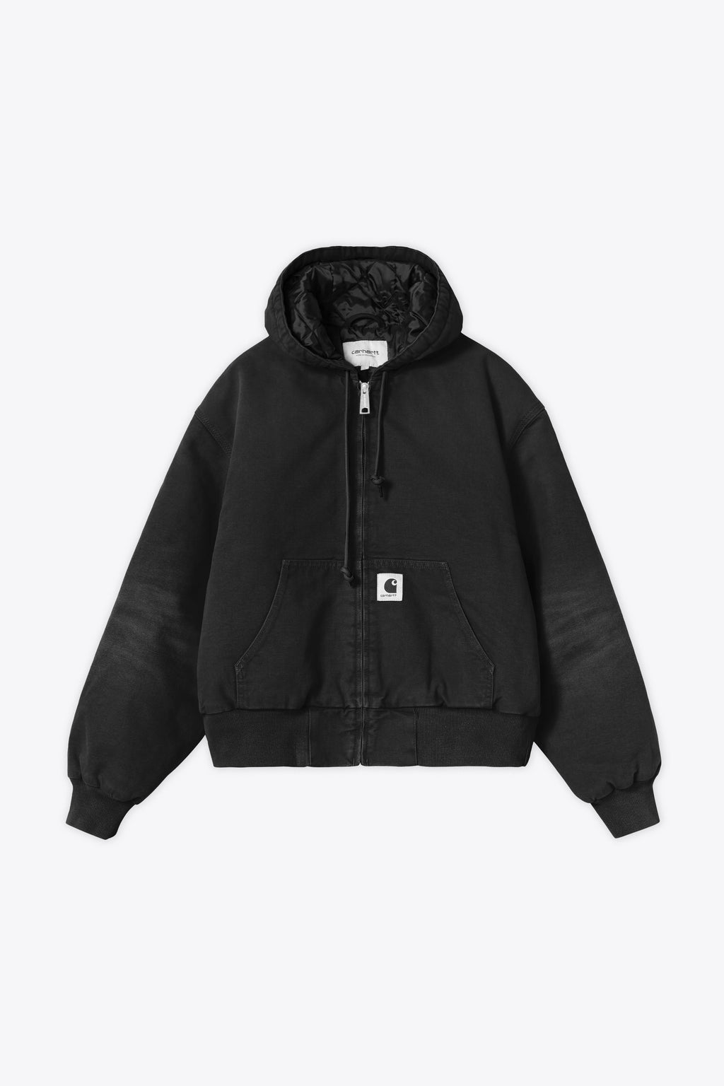 alt-image__Bomber-nero-in-canvas-con-cappuccio---W'-OG-Active-Jacket