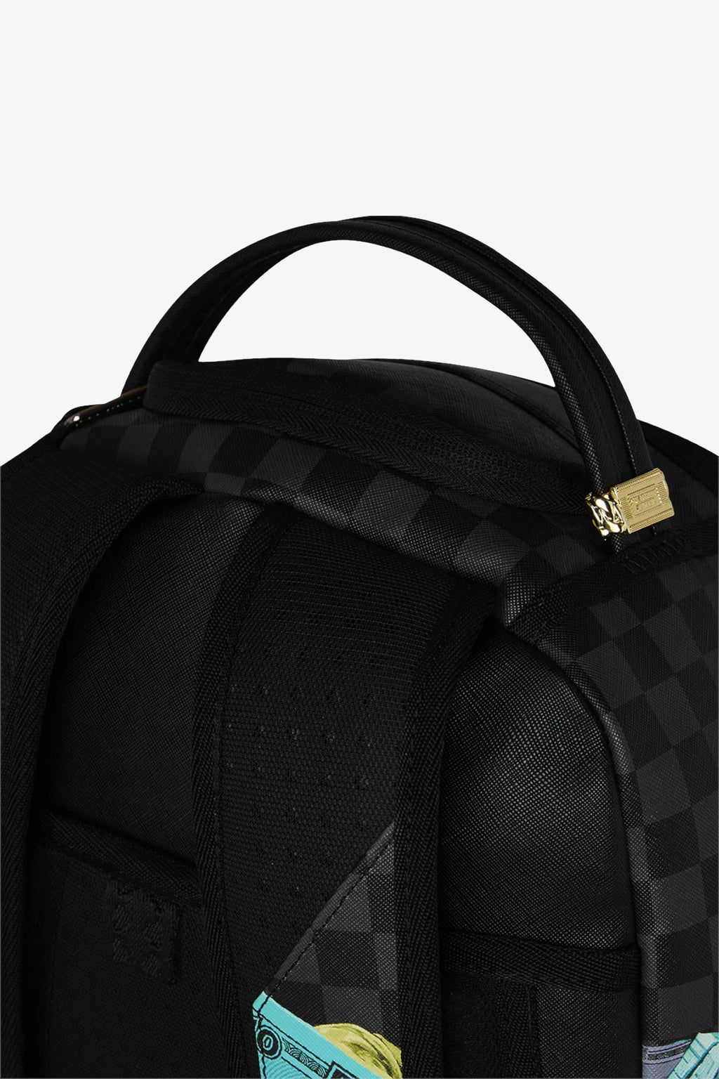 alt-image__Zaino-in-pvc-nero-a-scacchi-con-stampa-soldi-Monopoly---Monopoly-Money-Stacks-Backpack