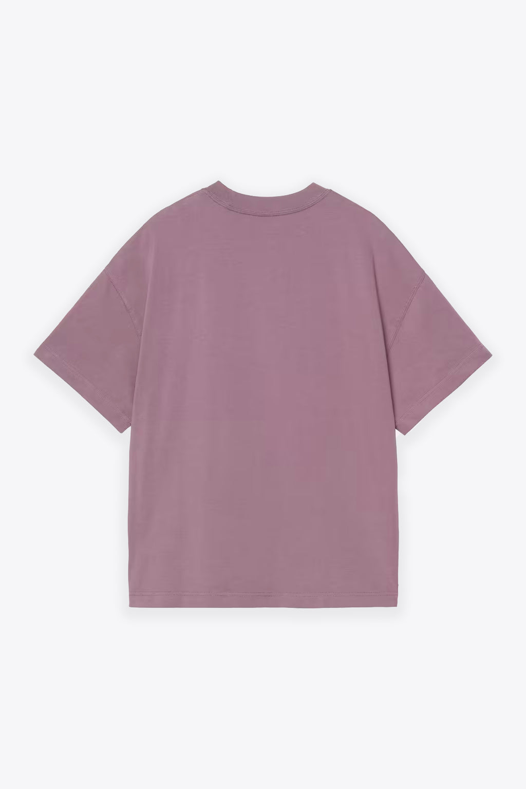 alt-image__T-shirt-boxy-fit-in-cotone-rosa-con-logo-ricamato---S/S-Link-Script-T-Shirt