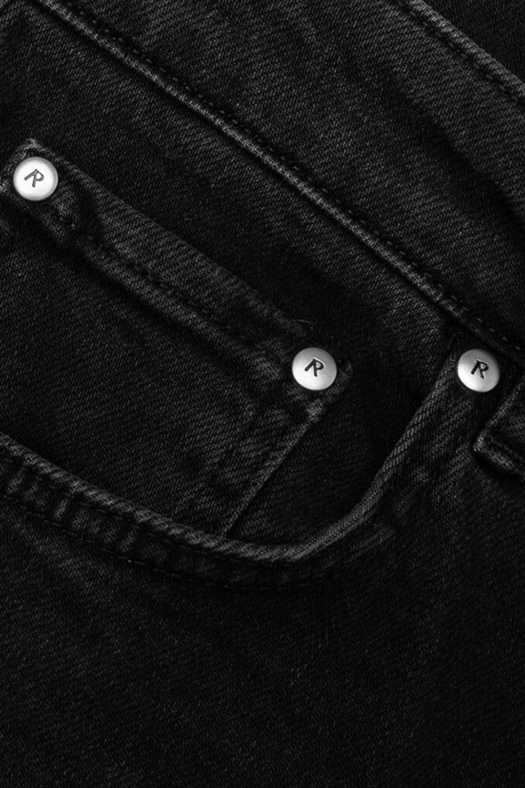 alt-image__Jeans-a-zampa-5-tasche-in-denim-nero-stonewashed---Kick-Flare-Denim