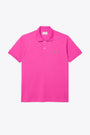 Polo in cotone piquè fucsia regular fit 