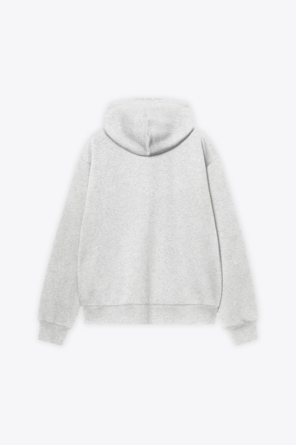 alt-image__Melange-grey-cotton-loose-fit-zipped-hoodie---Hooded-Mack-Jacket