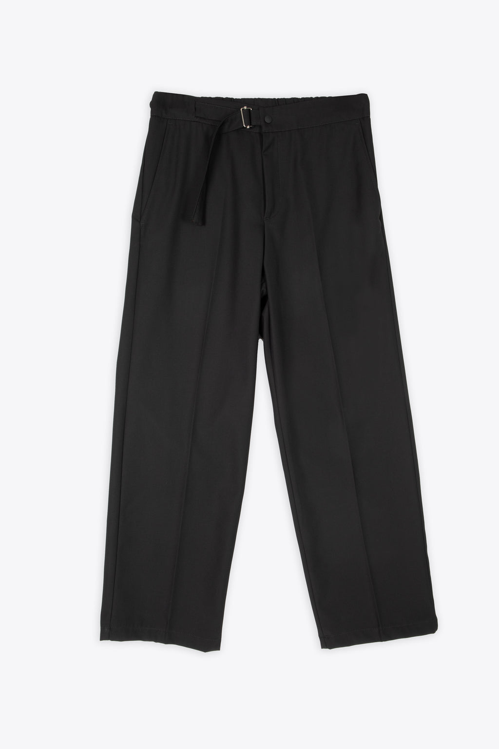 alt-image__Pantalone-loose-fit-in-frescolana-nero-con-cinturino---John