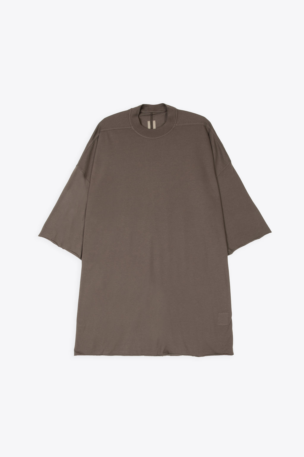 alt-image__T-shirt-oversize-in-cotone-marrone-con-fondo-a-taglio-vivo---Tommy-T