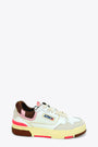 Sneaker bassa in pelle bianca con dettagli multicolor - Clc Low 