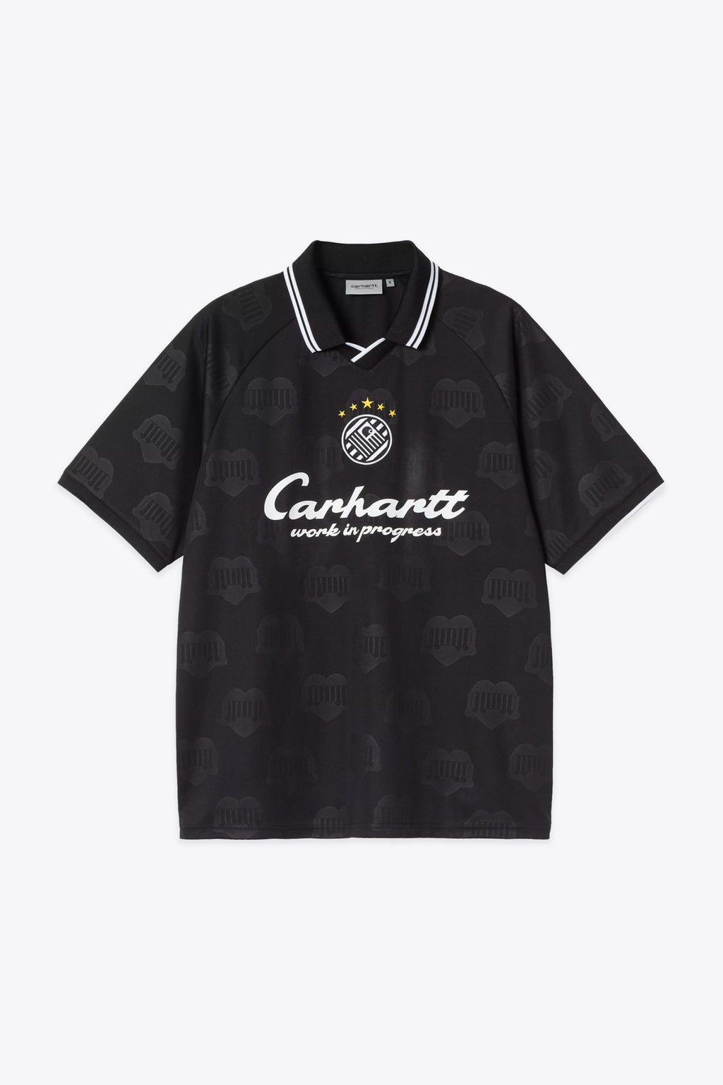 alt-image__T-shirt-nera-in-acetato-in-stile-football---S/S-Terrace-Football-T-Shirt