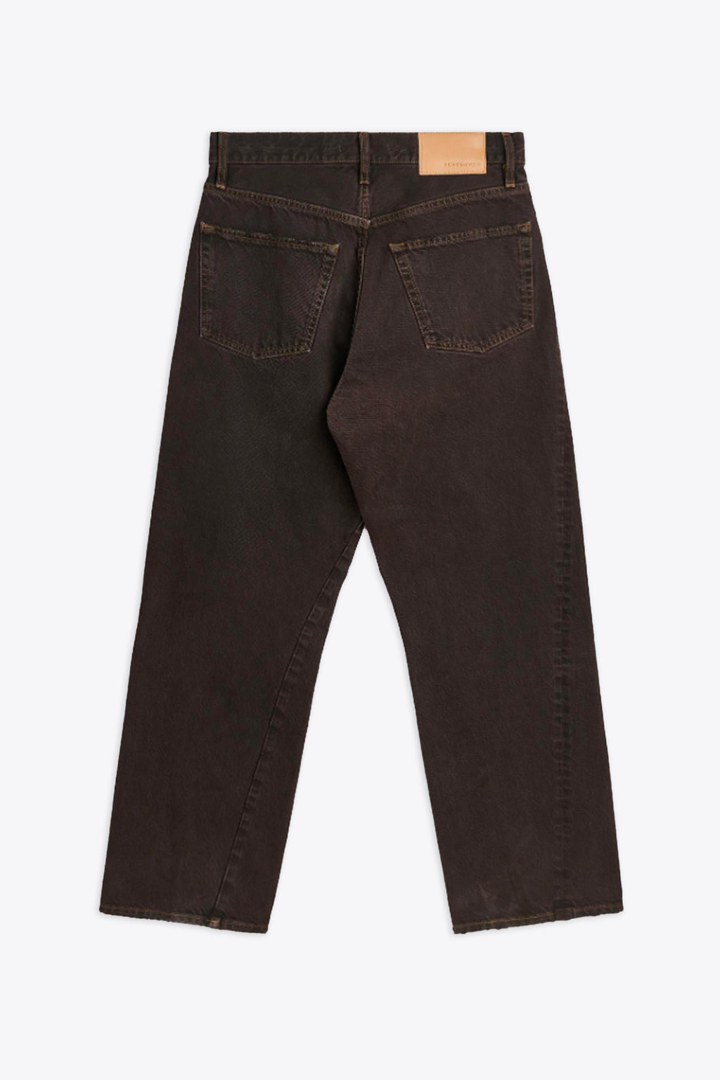 alt-image__Jeans-baggy-5-tasche-in-denim-marrone---Wide-Twist