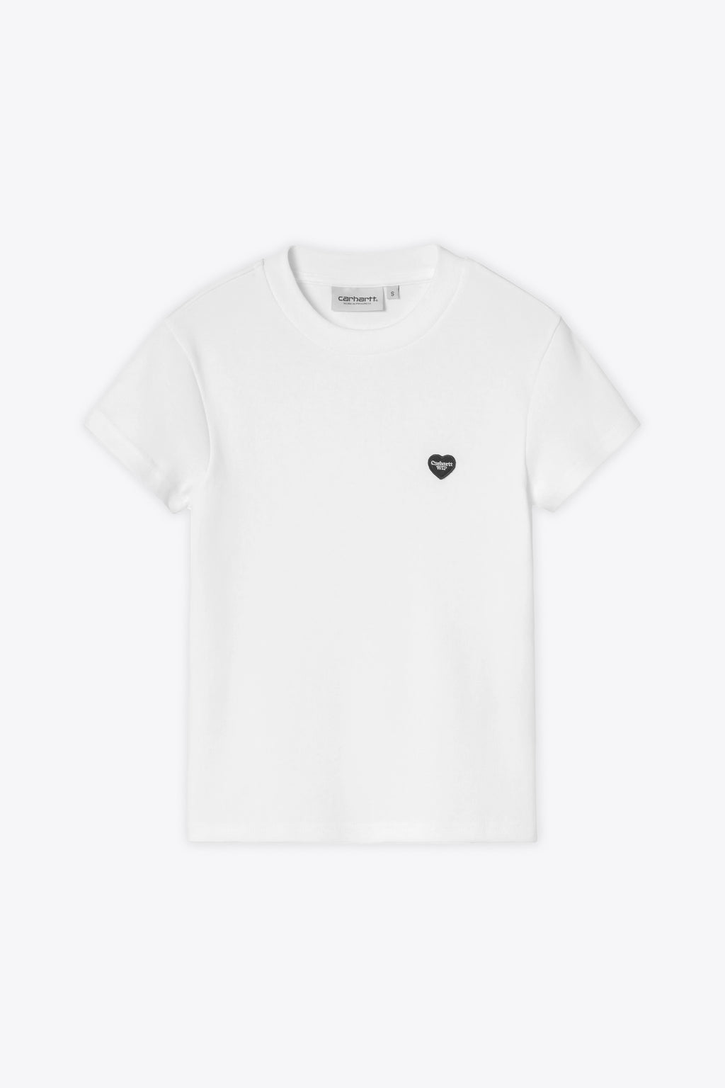 alt-image__W'-S/S-Small-Heart-Patch-T-Shirt-Bianco