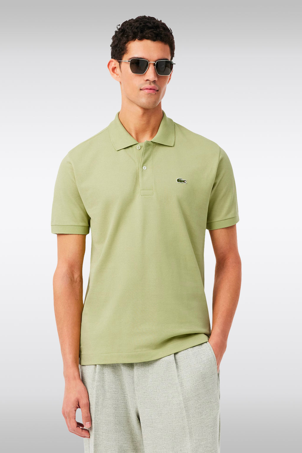 alt-image__Polo-verde-chiara-in-cotone-piquè-regular-fit