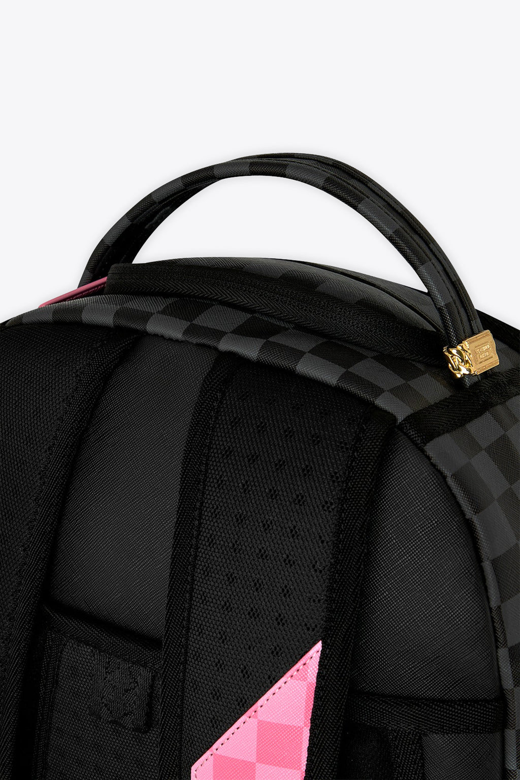 alt-image__Black-and-grey-check-pvc-backpack-with-Pink-Panther-print---Pink-Panther-On-The-Run-Backpack-