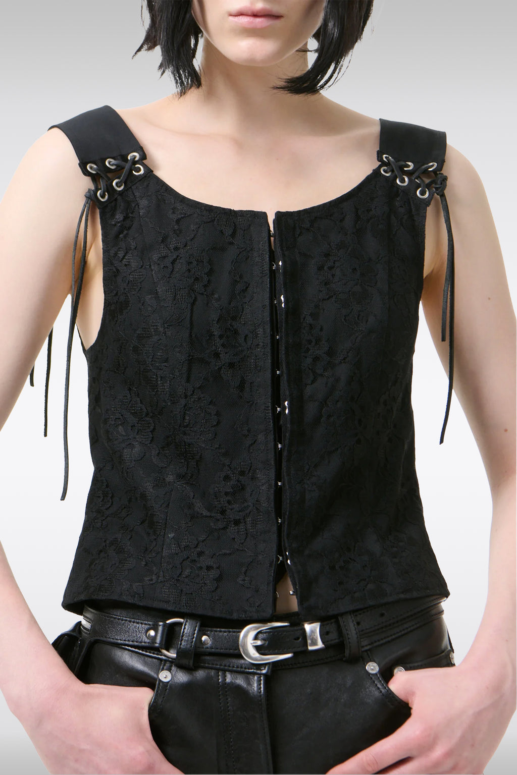 alt-image__Bustino-nero-in-canvas-con-lavorazione-in-pizzo---Tough-Vest