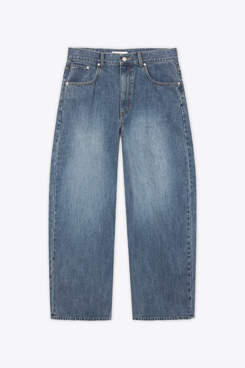 alt-image__Jeans-baggy-in-denim-blu-medio-stonewashed-con-gamba-curva---Relaxed-Curved-Jeans
