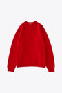 Pullover oversize rosso in lana - Hemyl Knit 
