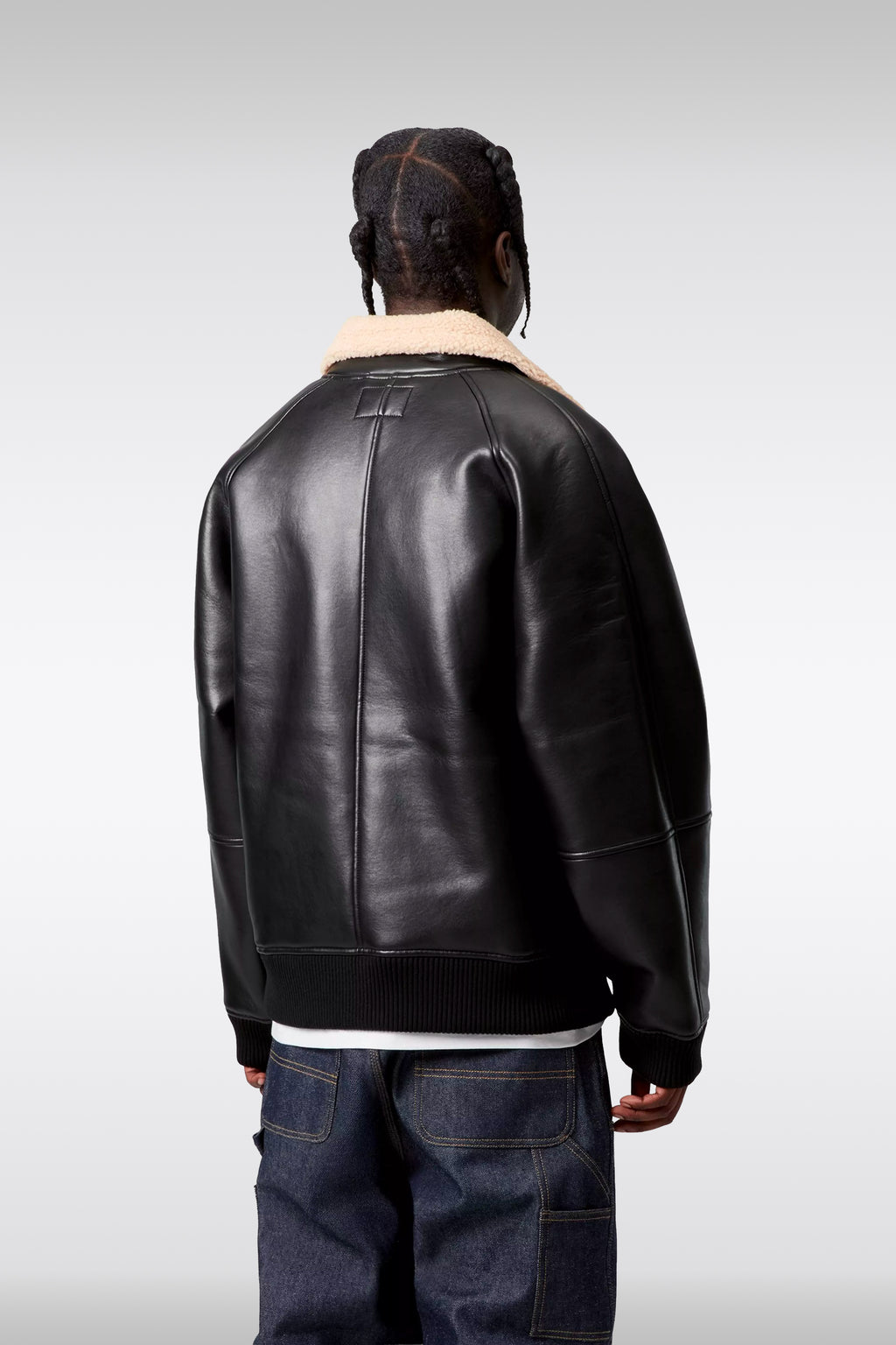 alt-image__Black-faux-shearling-bomber-jacket-with-fur-collar---Shepton-Jacket