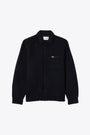 Overshirt in misto lana blu navy 