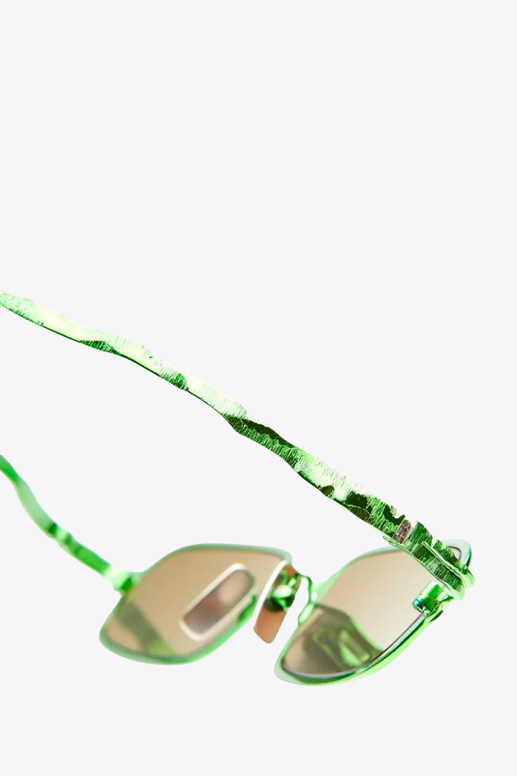 alt-image__Green-hammered-metal-squared-sunglasses---Z18