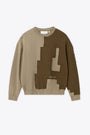 PIXEL A SWEATSHIRT-Marrone 