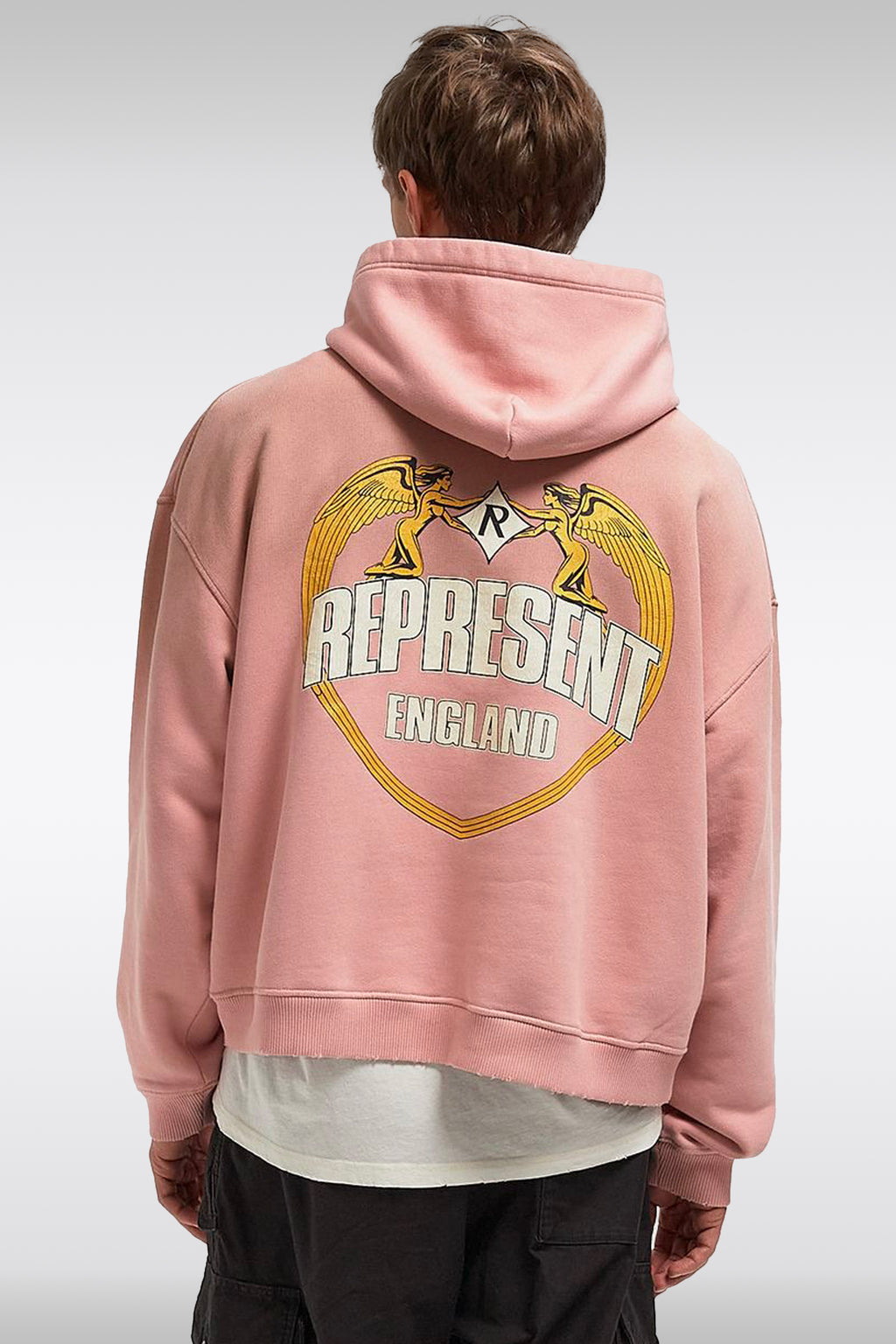 alt-image__Felpa-rosa-con-cappuccio-e-stampa-grafica-con-logo---Angel-Border-Hoodie