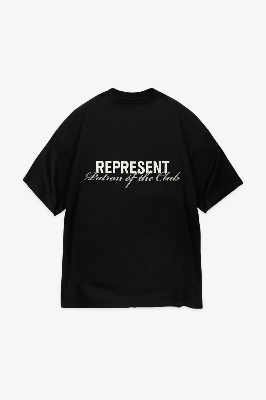 alt-image__T-shirt-nera-con-stampa-al-petto-e-sul-retro---Patron-Of--The-Club-T-Shirt