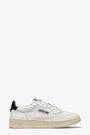Sneaker bassa in pelle bianca con tab blu - Medalist 