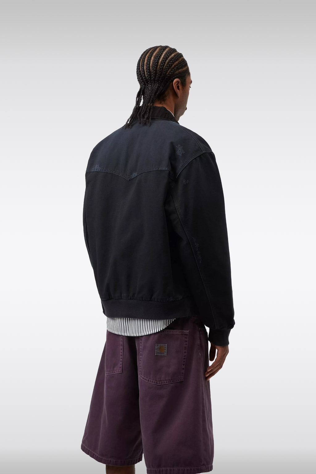 alt-image__Giubbotto-nero-in-canvas-con-rotture---OG-Santa-Fe-Jacket