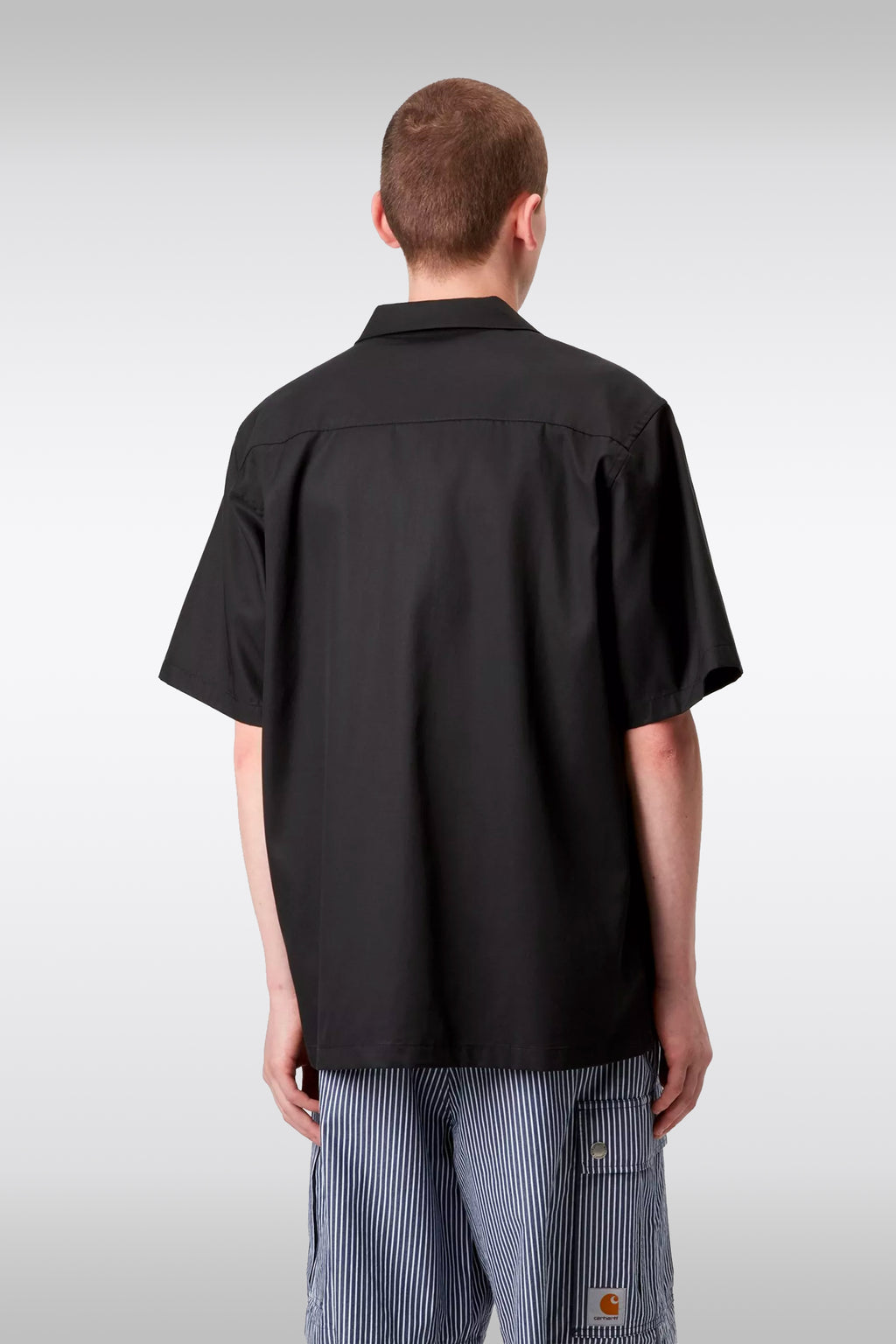 alt-image__Camicia-in-lyocell-nera-con-logo-italico-ricamato-al-petto---
S/S-Delray-Shirt