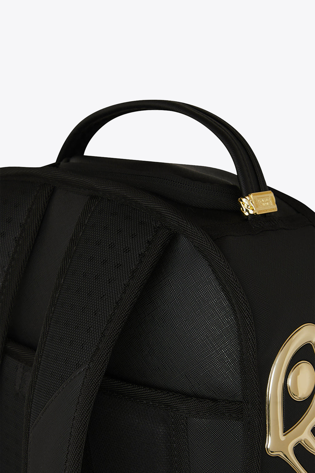 alt-image__Zaino-in-pvc-nero-con-bocca-shark-color-oro---Gold-And-Dangerous-Backpack