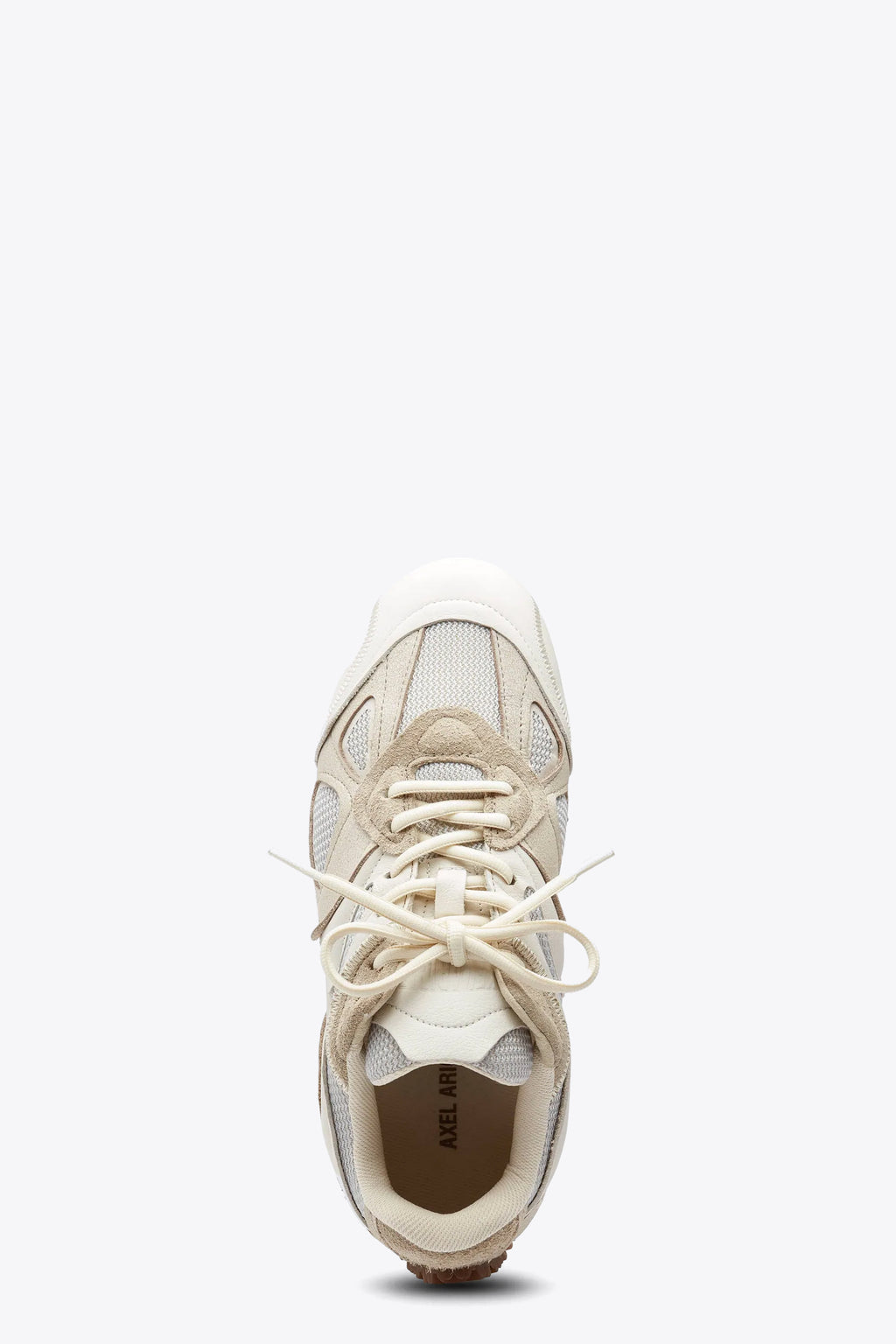 alt-image__Sneaker-bassa-in-pelle-panna-e-suede-beige---Slow-Runner