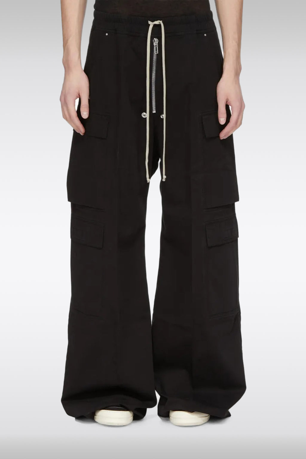 alt-image__Pantalone-cargo-in-twill-nero-baggy-fit---Double-Cargo-Jumbo-Belas