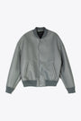 BOMBER ART. MOG 100% PELLE OVINA-Grigio 
