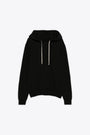 Felpa nera oversize con cappuccio - Oversized Hoodie 