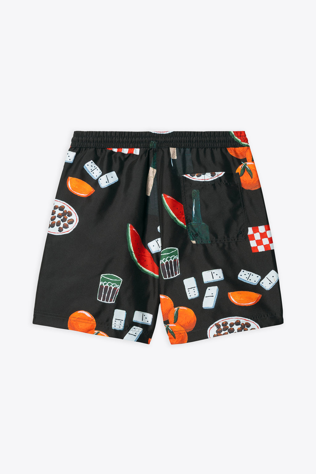 alt-image__Black-nylon-printed-swim-shorts---Slater-Swim-Trunks