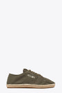 Sneaker bassa in canvas verde militare con suola in corda - Sandy Low 
