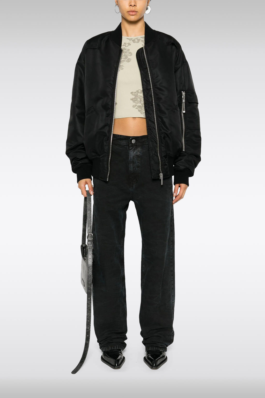 alt-image__Bomber-in-nylon-nero---Profiler-Bomber