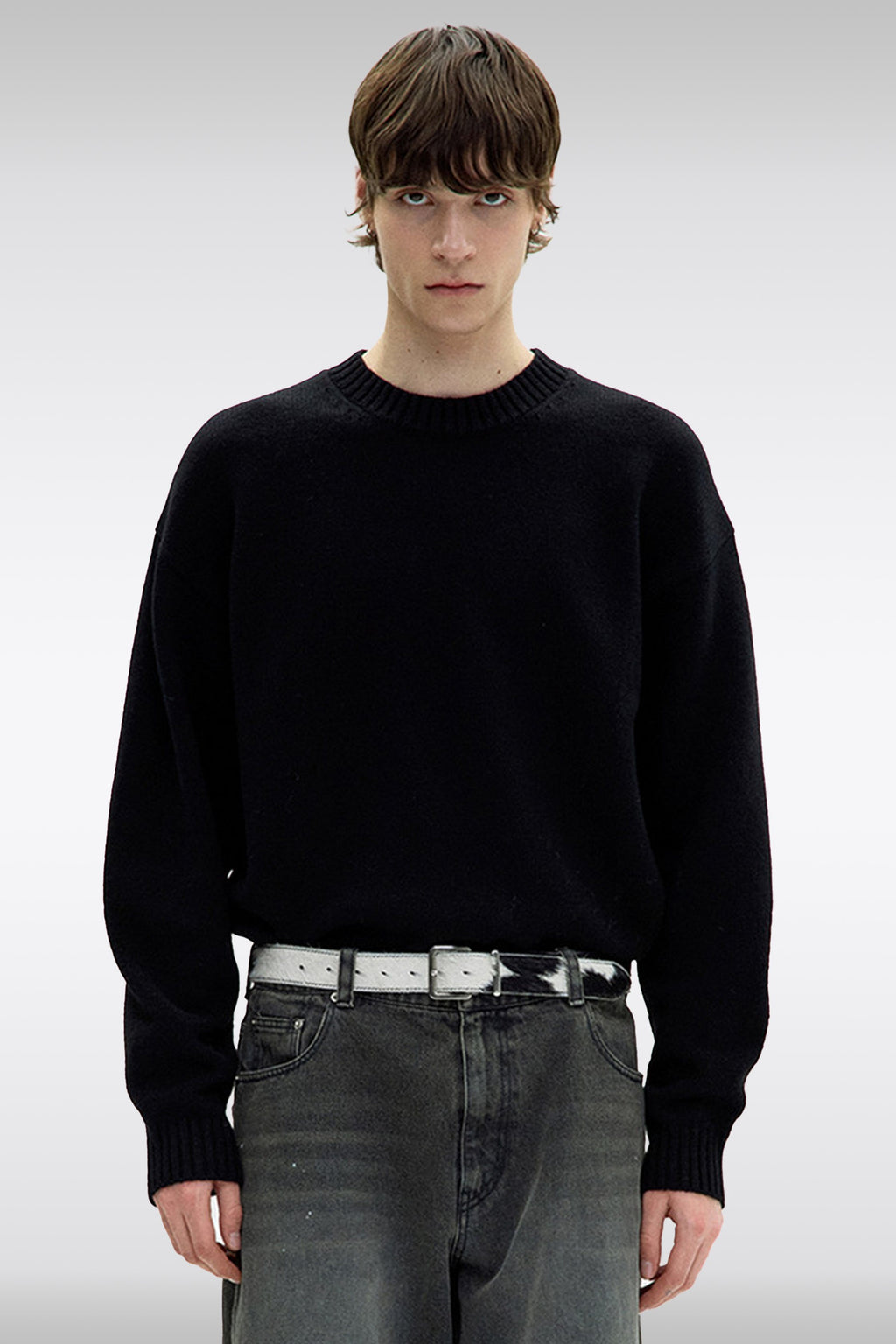 alt-image__Black-wool-boxy-fit-crewneck-sweater---Wool-Cropped-Crewneck-Sweater